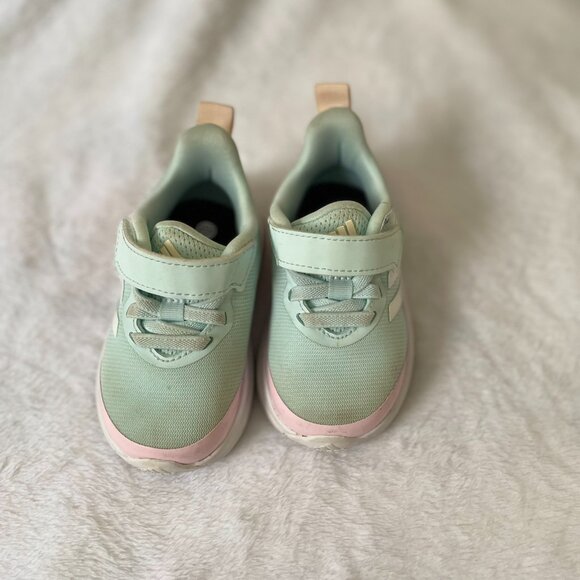 Size 5C - Adidas toddler sneakers - Fortarun - blue/pink - Picture 5 of 5